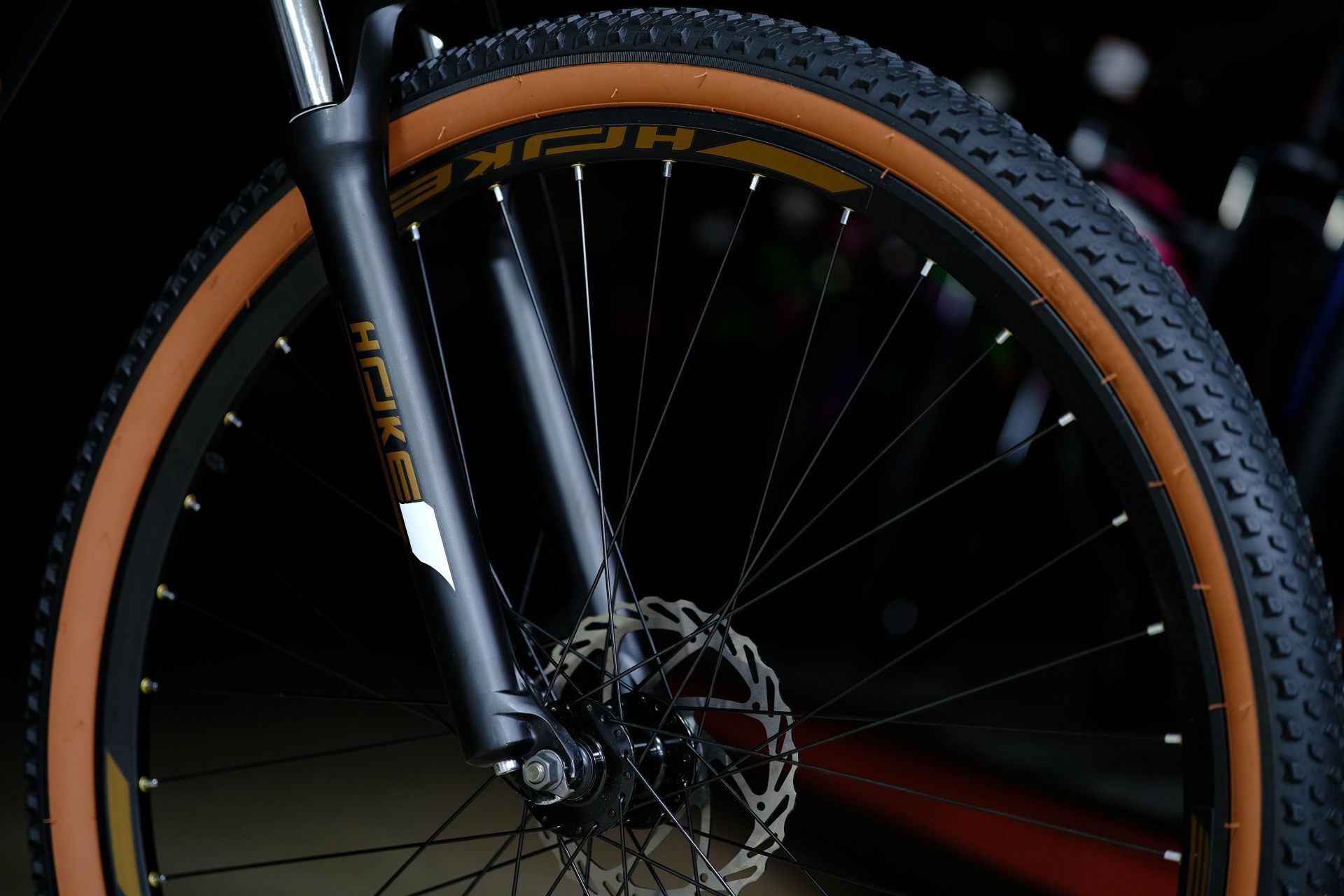 Обод 29 ALLOY двойной, втулки  HOKE ONE MAX 29 матовый чёрный-коричневый 19